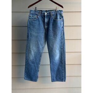 Vintage 505 Levi's Denim Jeans Blue Jeans 34x30 (inseam 28") made in Mexico